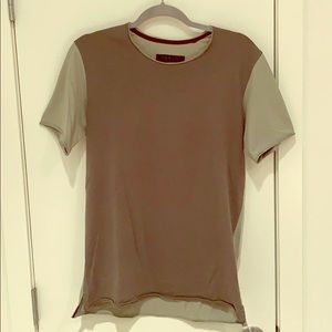 Rag & Bone Green Two-Tone T-Shirt